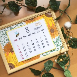 刺繍カレンダー