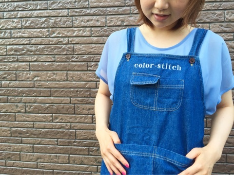 color-stitch刺繍エプロン