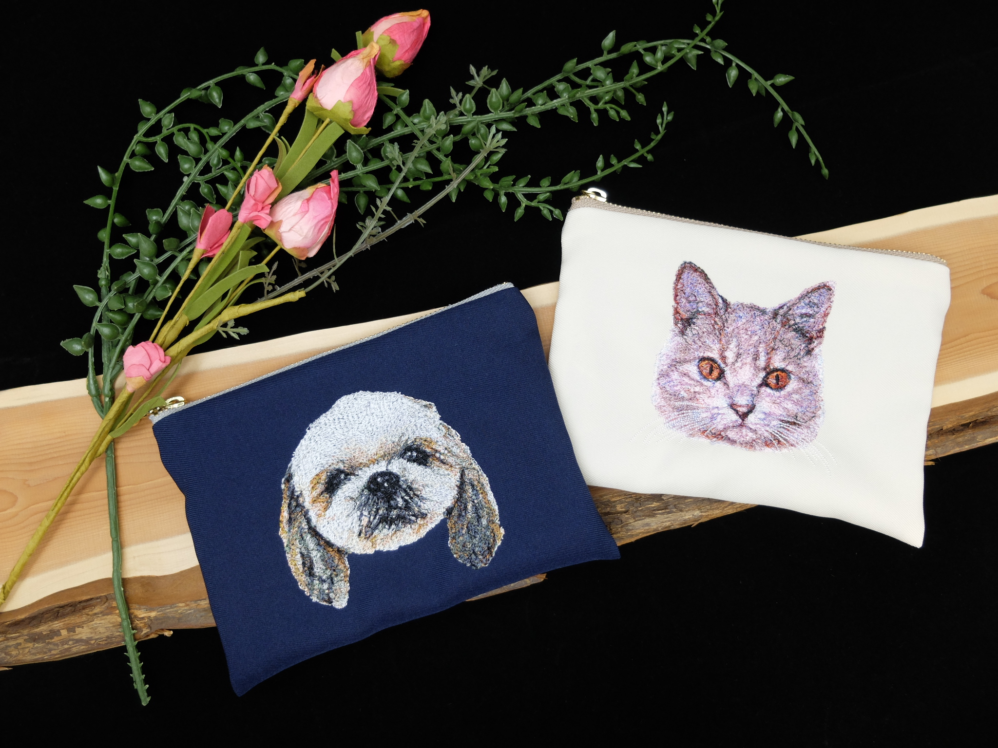 お見舞いのプレゼントにフォト刺繍＊ | color-stitch