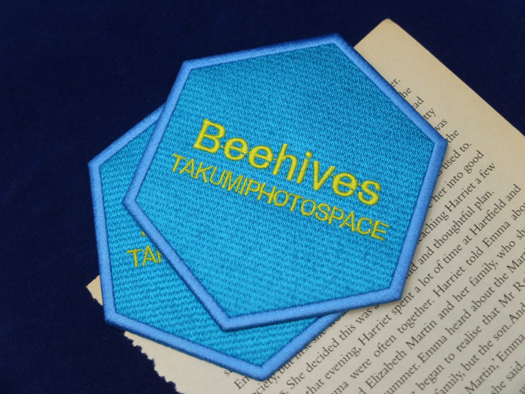 beehives 刺繍コースター